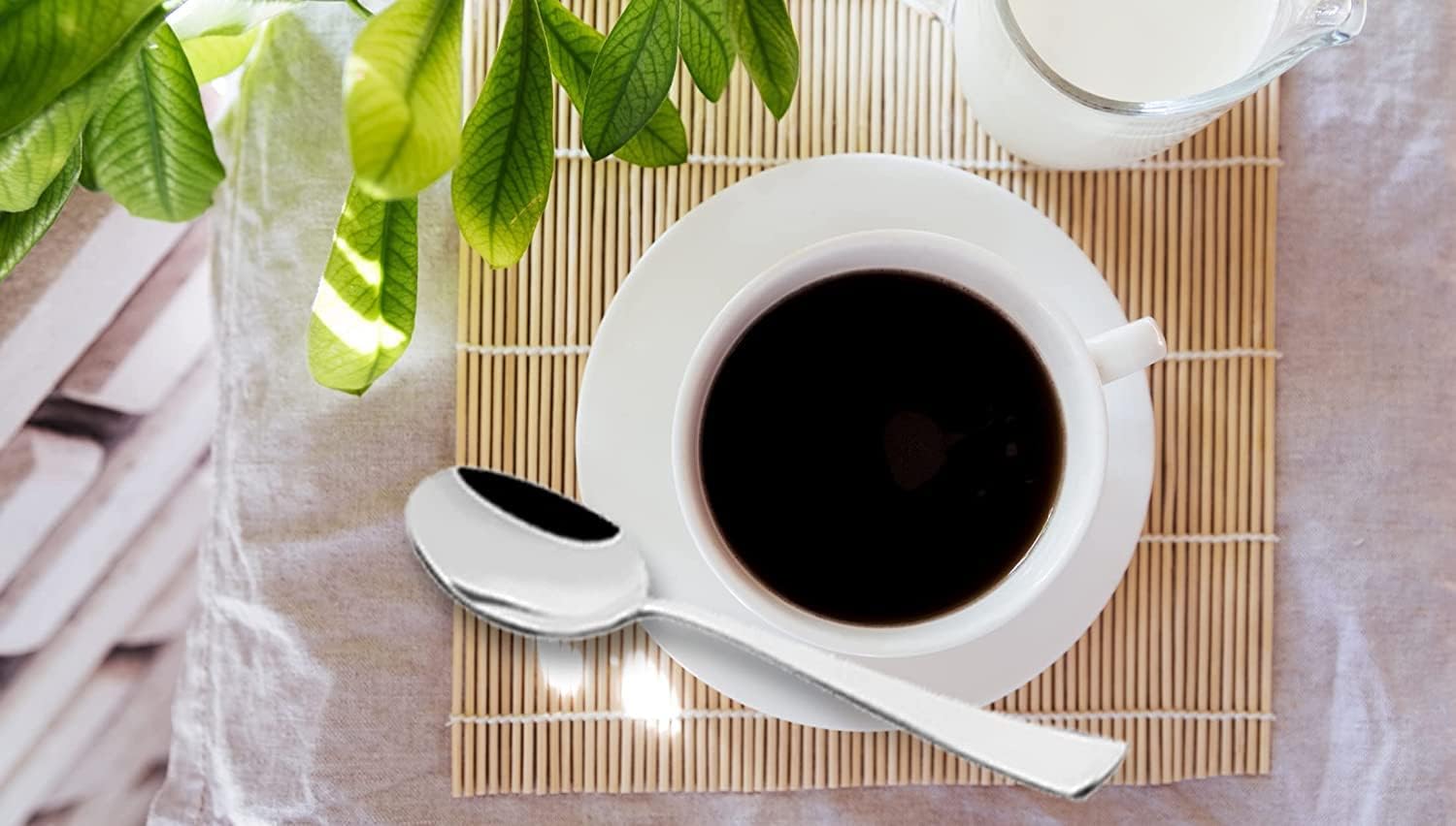 NILAY Stainless Steel Tea Spoons for Home and Kitchen, Set of 6 Pcs. - Image 4