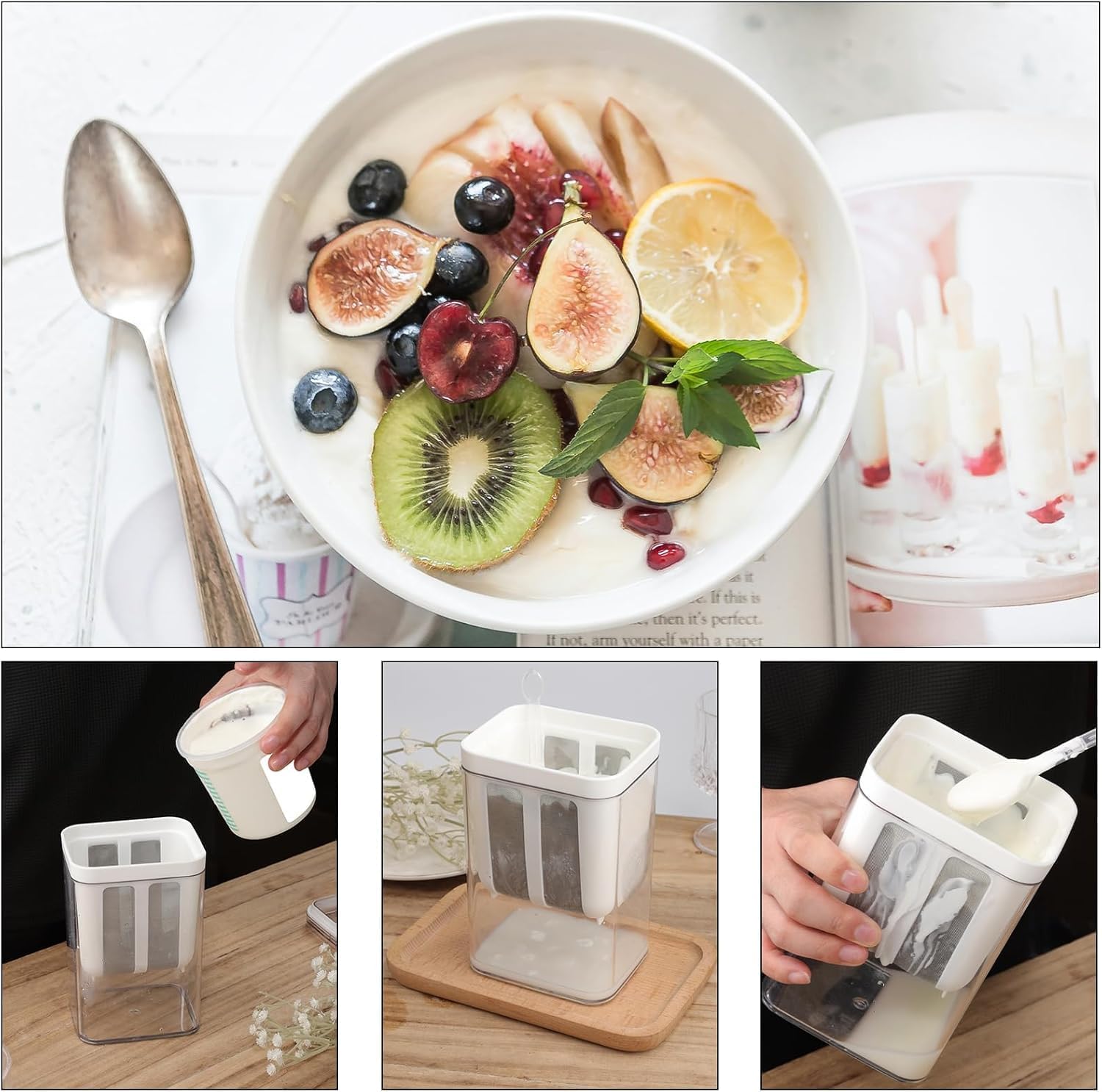 NILAY 1100ml Greek Yogurt & Hung Curd Maker - Image 3