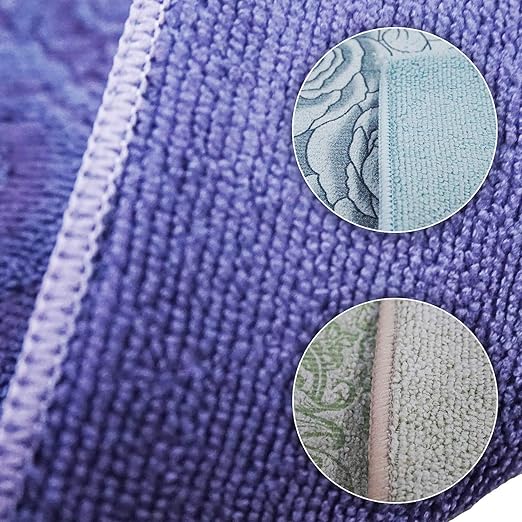 NILAY Extra Absorbent Microfiber Dish Utensils Drying Mat for Kitchen, 40X80 Cm, Medium Size, Multi-Colour - Image 5