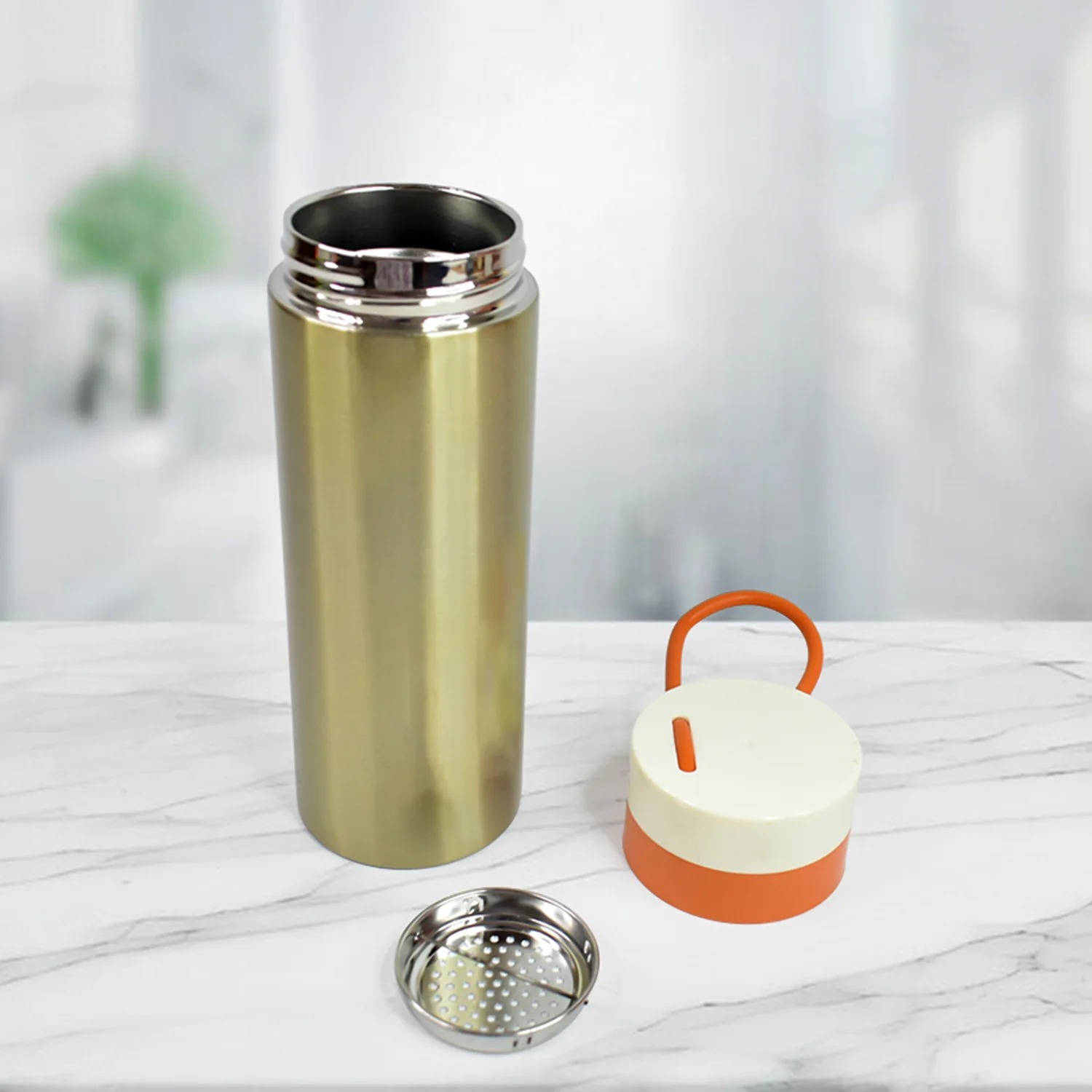Stainless Steel Vacuum Insulated Flask Bottle 300ml - Image 2