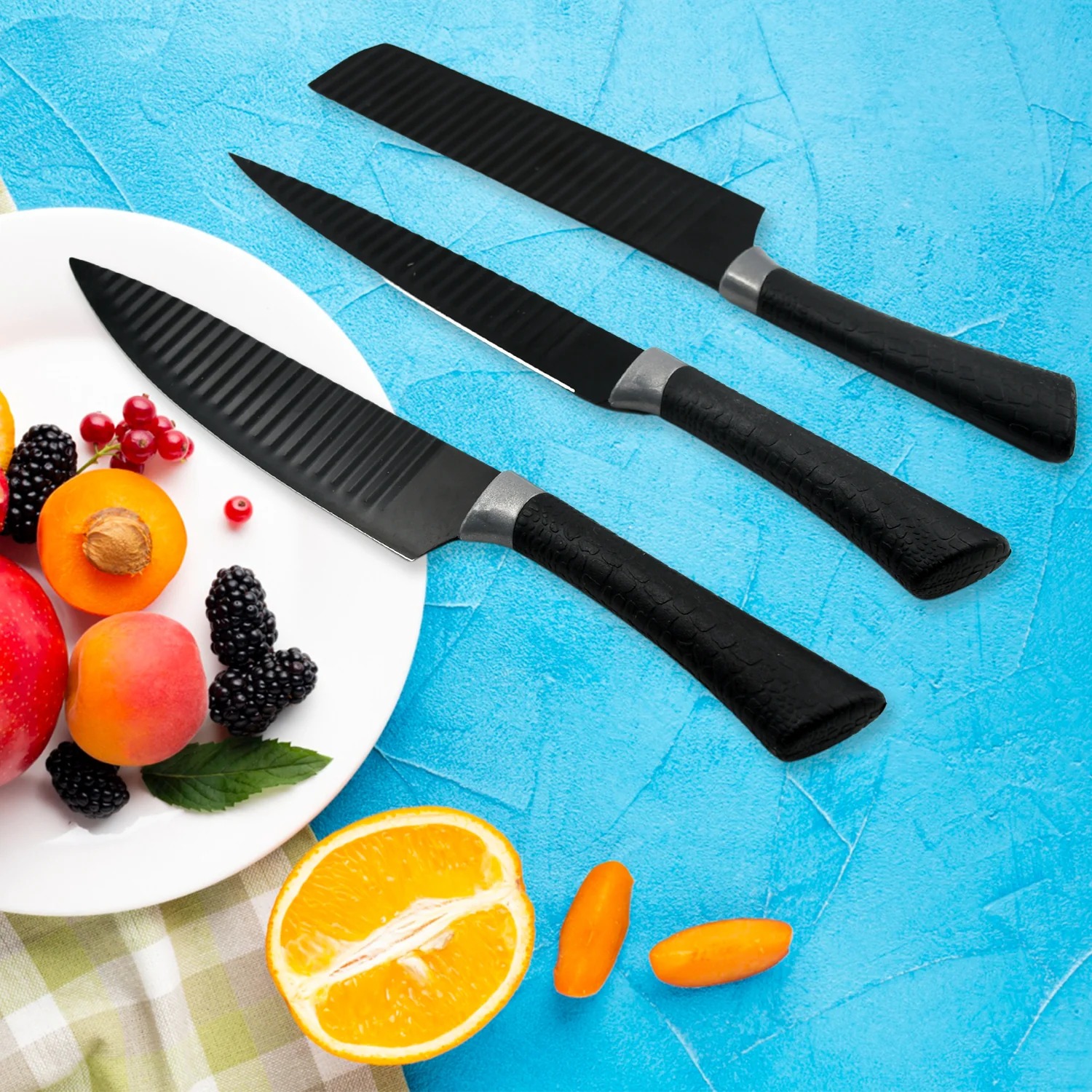 6-Piece Professional Kitchen Knife Set with Chef Peeler & Scissors - Image 6
