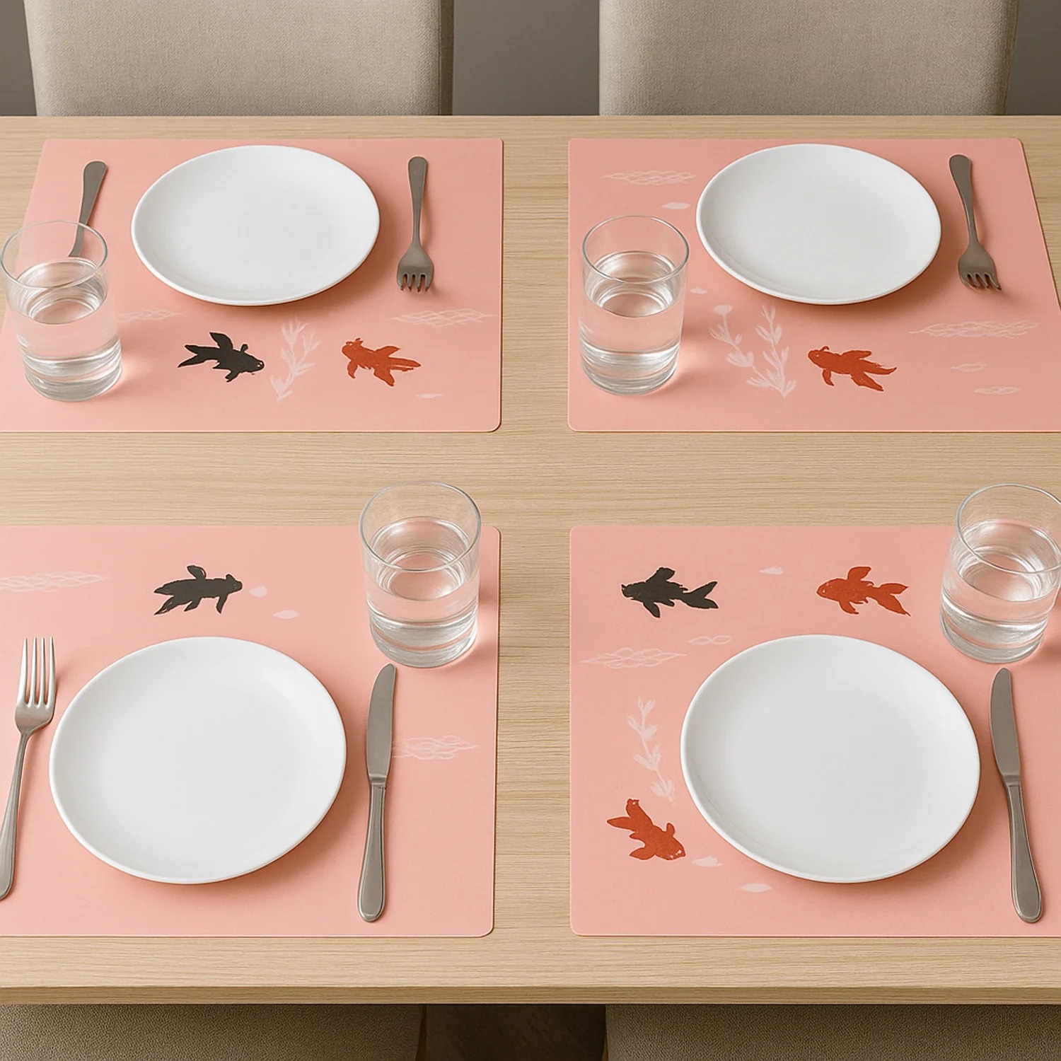 Decorative Dining Table Placemats – Set of 4 - Image 2