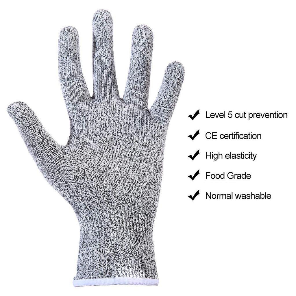 Anti-Cutting Resistant Hand Safety Gloves (Cut-Proof / Multicolour / 1 Pair) - Image 5